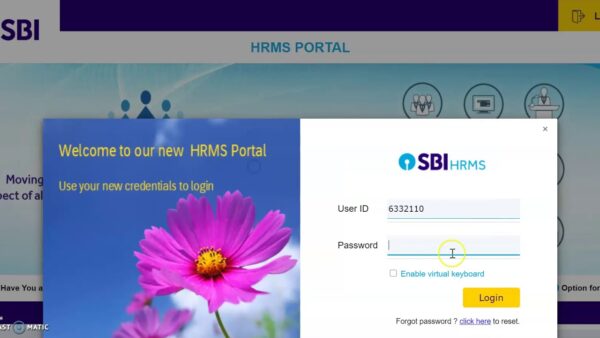 SBI HRMS Portal